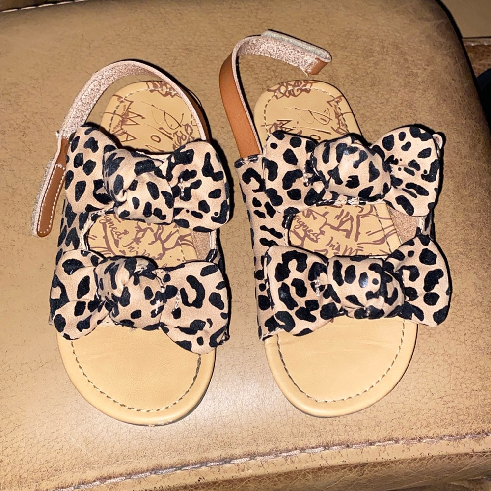 Girl beautiful sandals